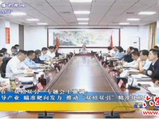 叶露中在“双招双引”专题会上强调： 聚焦主导产业 瞄准靶向发力 推动“双招双引”精准化机制化高效化