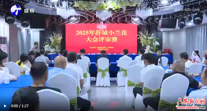 舒城县举办2025年舒城小兰花大众评审赛