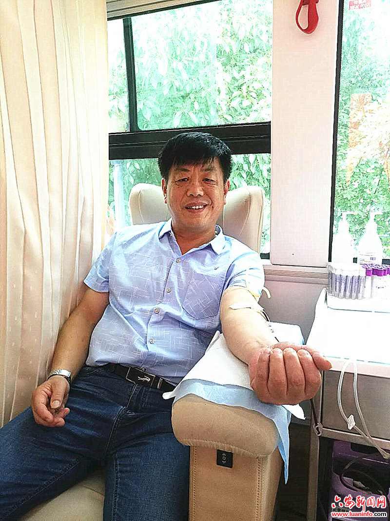 霍邱县宋店乡献血达人谢植胜再获两项市级荣誉称号