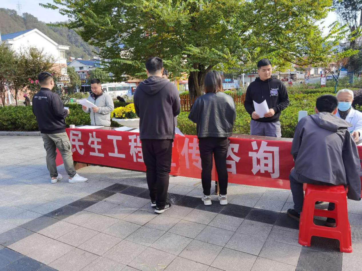 单龙寺镇扎实开展党建引领扶贫民生工程宣传活动
