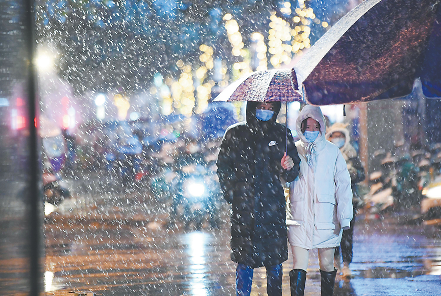 安徽迎来今冬第二场降雪