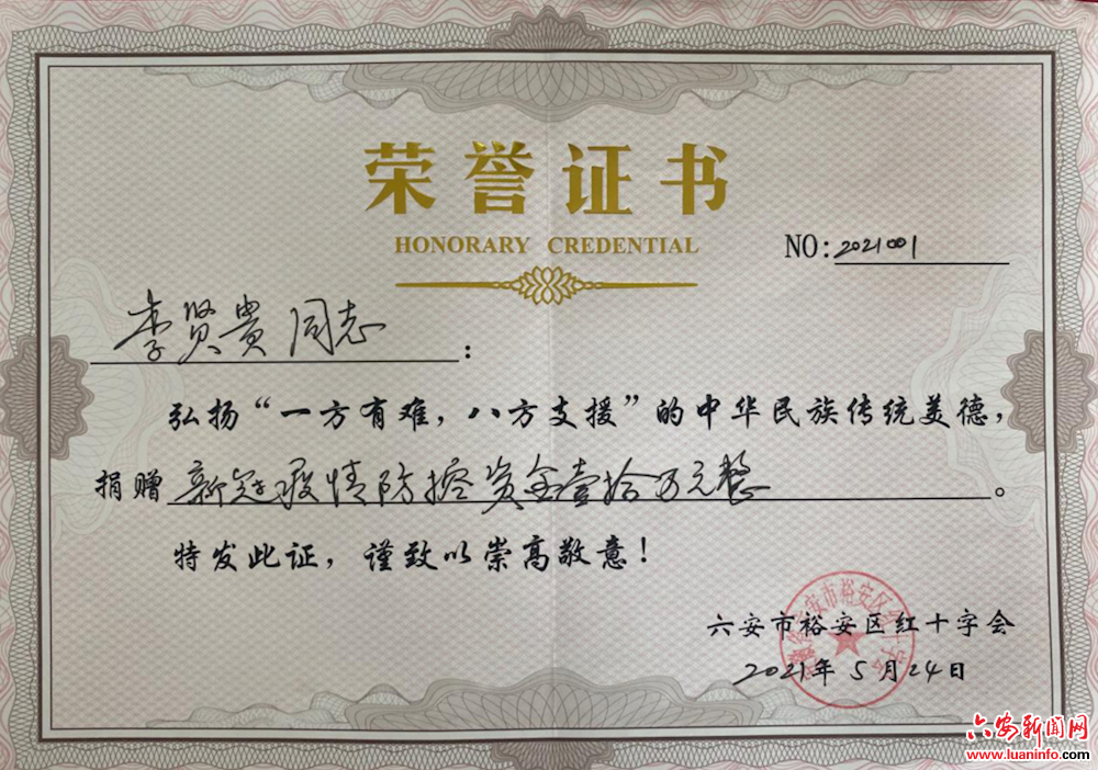 文明实践暖乡情 爱心捐助抗疫情