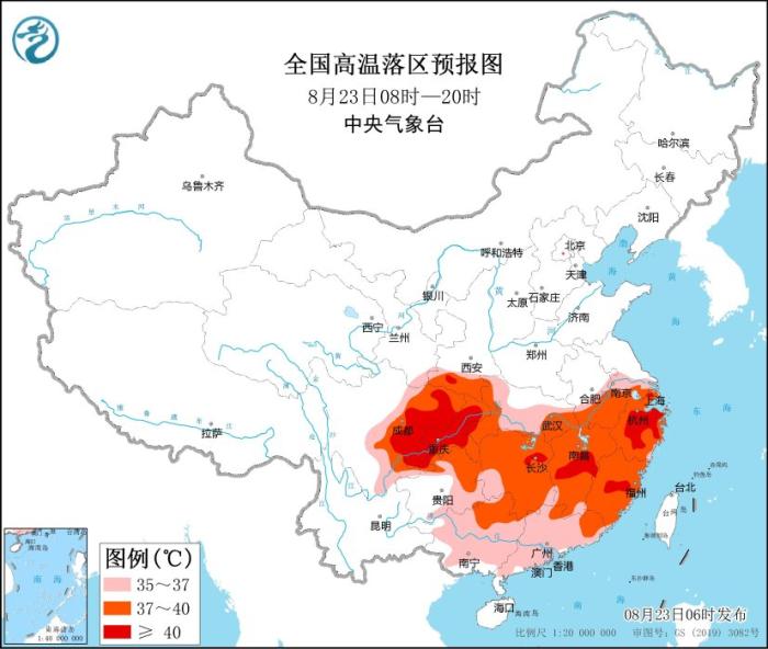 24日起南方大范围持续高温逐步解除 江汉江淮率先得到缓解