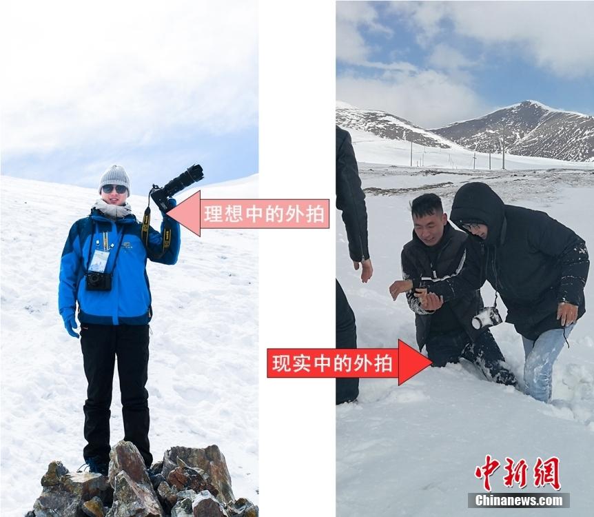 理想中的外拍是站在雪山、湖泊、森林前,徘徊、凝望,然后按下快门;现实中的外拍却是在大好河山中跋山涉水,并常常与土地亲密接触。