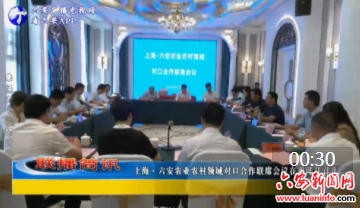  上海·六安农业农村领域对口合作联席会议在霍邱县召开