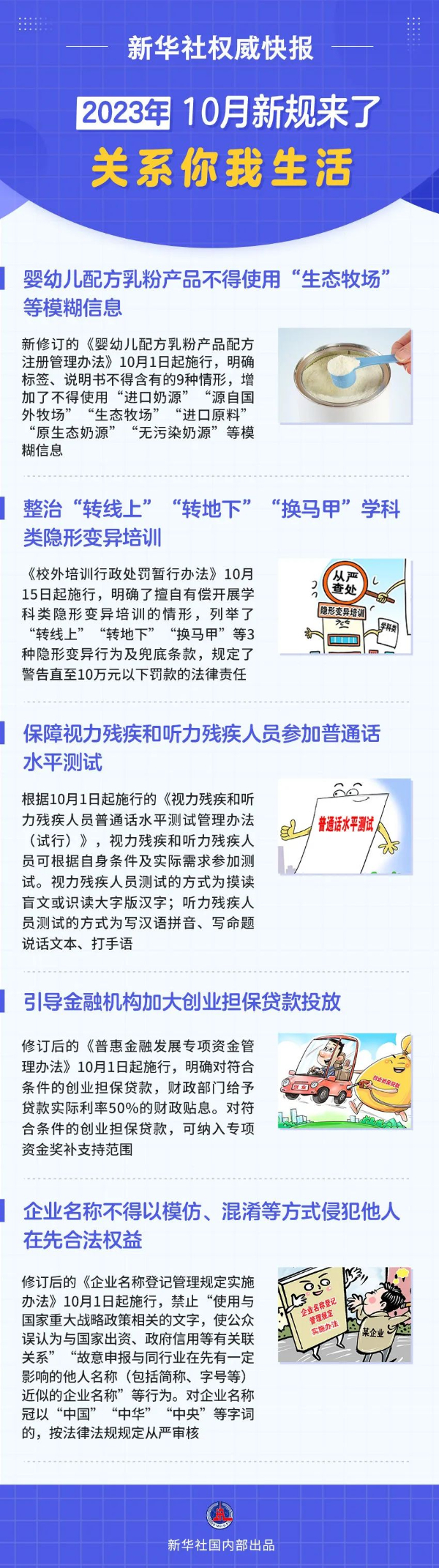 ​10月到，这些重要新规开始施行