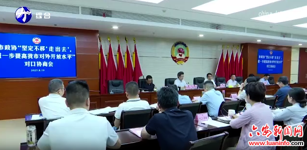 市政协召开“坚定不移‘走出去’，进一步提高我市对外开放水平”对口协商会